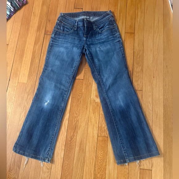 Banana Republic Dark Blue Flare Jeans - Picture 2 of 3